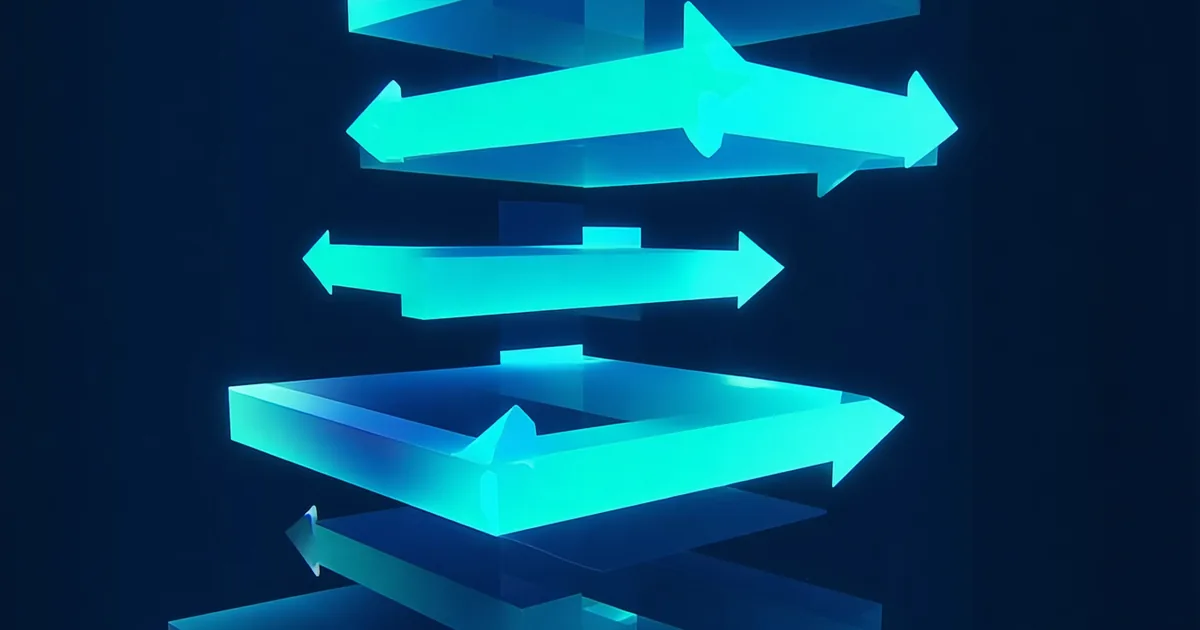 Abstract illustration of payment revenue flowing through a SaaS platform architecture